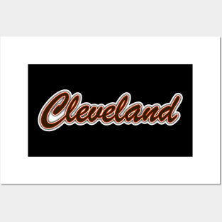 Football Fan of Cleveland Posters and Art